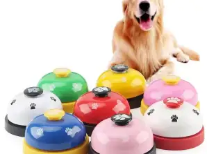 TRAINING BELL FOR DOG CAT ANIMAL EDUCATIONAL TOY PORTABLE