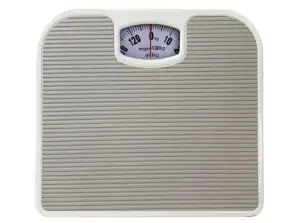 Mechanical Body Scale Rosberg R51650H, up to 130 kg., PVC leather surface