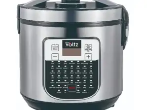 Multi-Cooker Voltz OV51985J5 900W/5l.-45 programas, Telão LED