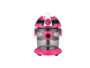 Staubsauger mit Wasserfilter Voltz OV51001N, 800W-1000W, Zubehör, 10l., Rot/Pink