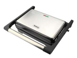 Tosti-ijzer Rosberg R51442O, 1000W, Grill, 180 graden, Zwart/inox