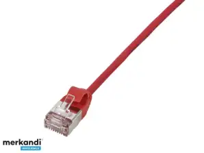 LogiLink Patchkabel SlimLine Ultraflex Cat.6A U/FTP 1m Rood CQ9034S