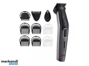 BaByliss 10'u 1 Arada Karbon Titanyum Çoklu Bakım Seti Siyah/Gümüş MT727E