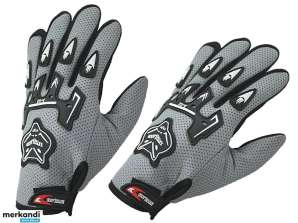 AG222B MOTORCYCLE GLOVES GREY