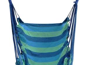 AG233B HANGING CHAIR 120KG BLUE/GREEN