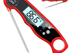 AG254H LCD PIN THERMOMETER RED