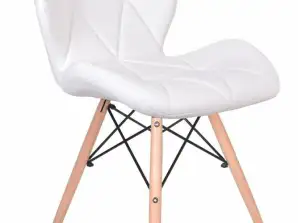 CA17B CHAIR PRESTIGE LEATHER WHITE