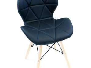 CA17F CHAIR PRESTIGE LEATHER BLACK