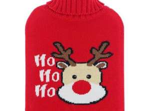 DA46 HOT WATER BOTTLE IN COVER 2L X MAS