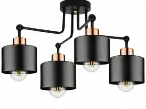 ZD131 LÁMPARA DE TECHO CANDELABRO 4 BRAZOS