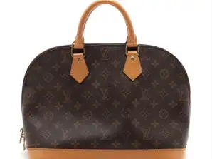 Lot of 5 Louis Vuitton second-hand handbags