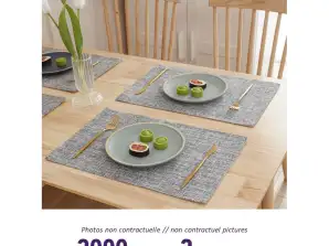 Blue placemat - Diameter 38 cm - Sale only to professionals