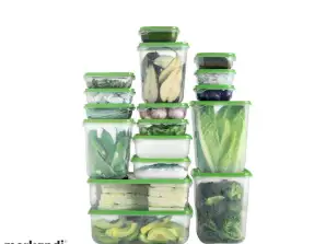 Ikea Pruta 17-piece food storage containers