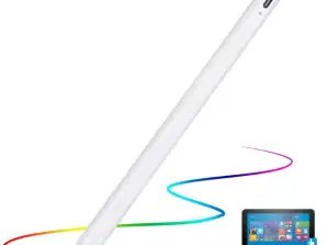 Stylet pour Samsung Galaxy Tab A9+/A8/A7, Stylet haute sensibilité avec pointe ultra fine de 1,5 mm pour Samsung Galaxy Tab A9+/A8/A7, Blanc