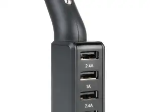 Carregador inteligente, (1,2 ou 4 x portas USB) A-WARE; Melhor oferta