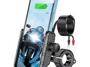 Kewig KWG-M8 Motorcycle Phone Holder with QC 3.0 Charger