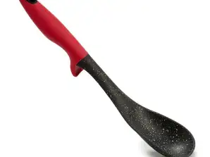 Kitchenware - Black/red solid spoons