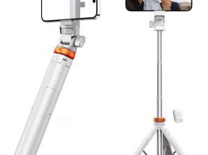 Selfie Stick L03S Bluetooth Statyw Stativ Weiß