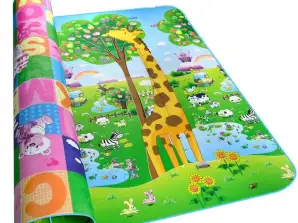 GRAND TAPIS DE JEU POUR BÉBÉ – DEUX CÔTÉS