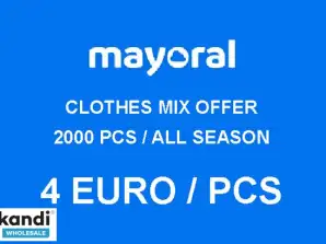 Mayoral KIDS children's clothing 2000 pcs TAKE ALL A-GRADE new mix of models and sizes