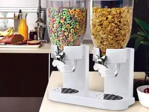 DOUBLE TANK MUESLI DISPENSER