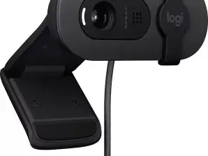 Logitech Webcam Brio 100 grafit 960-001585 Fekete számítógépes tartozékok