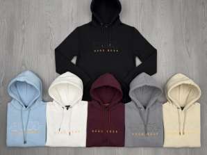 Hugo Boss logo-print cotton hoodie