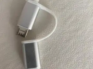 USB-kaapelisarja Samsungille ja iPhonelle 24 cm