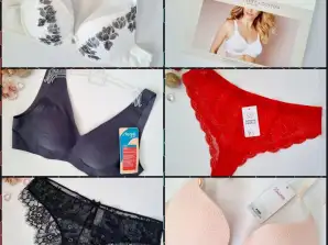 070049 Mix di biancheria intima da donna + regalo. Quantità minima - 100 pezzi