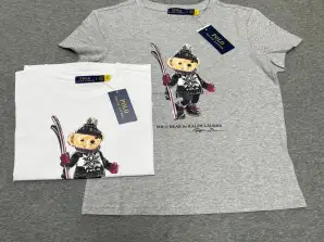 Ralph Lauren Bear t-skjorte til dame, størrelse: XS -S - M - L - XL