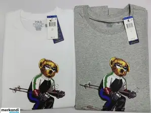 Ralph Lauren Bear t-shirt pour homme, Tailles : S - M - L - XL - XXL