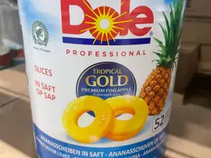 DOLE Rondelles d’ananas en jus 3kg