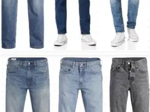 Levis Denim Kleidung, Jeans. 1. Klasse mit originellen Anhängern. Vorrätig.