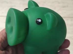 Plastic piggy bank set