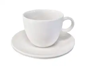 White porcelain St. James tea cup and saucer sets 200ML