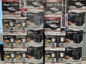 ⚡EXCLUSIVE OFFER OF PALLETS OF KITCHEN AND NEW HOME APPLIANCES, QUANTITY 750 UNITS = 5 XXL PALLETS 9€ ⚡☂