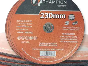 MS-997 Grinding Wheel 230 MM - Max 6650 RPM - 230 x 1.9 x 22.23 MM - 80 M/sec