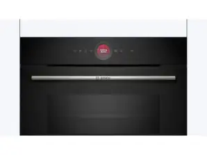 Bosch CMG7241B1, Series 8, built-in compact oven with microwave function, black