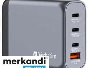 Verbatim GAN CHARGER 4 PORTOS 200W