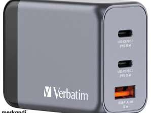 Verbatim GAN CHARGER 3 PORTOS 65W
