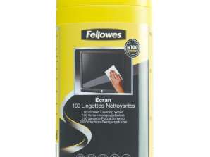 Fellowes CF100TUBO SCREEN CLEANING WIPES