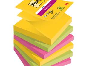 Post it CF6 SK Z NOTE 76X76MM 6X90FF CARNIV