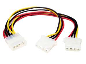 Startech CABLE DIVISOR LP4 A 2X LP4 M/H
