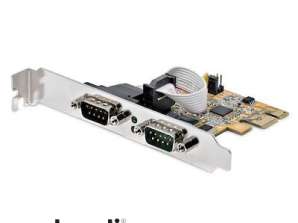 CARTE SÉRIE STARTECH 2X PCIE vers RS232