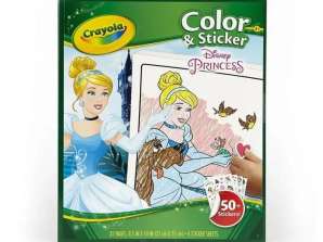 Crayola PRENSES RENKLİ ÇIKARTMA ALBÜMÜ