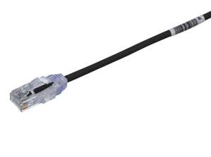 Panduit NÁPLAST U/UTP CAT.6 LSHF černá 1.5M