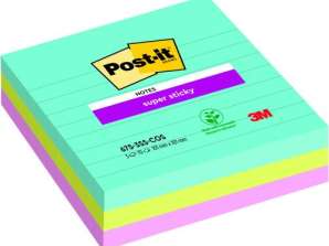 Post it CF3 SK RIGH 101X101MM 3X70FF COSMIC