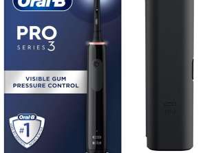 Oral-B Pro 3 - 3500 - Sort elektrisk tandbørste