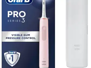 Oral-B Pro 3 - 3500 - Cepillo de dientes eléctrico rosa