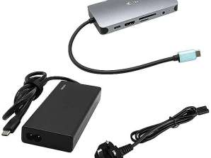 I Tec USB C HDMI VGA LAN PD100W CHARG 77W